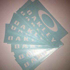 Oakley Vinyl Car Decal Stickers (5 Pack)